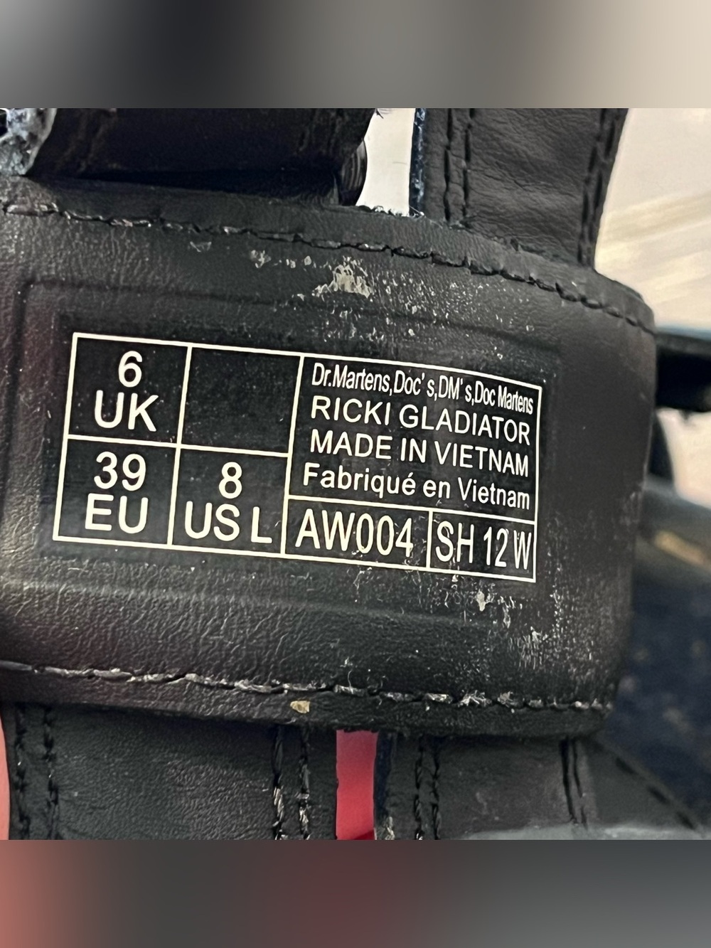 Dr. Martens Ricki Gladiator Black Platform Sandals Womens size 8 - Picture 2 of 11